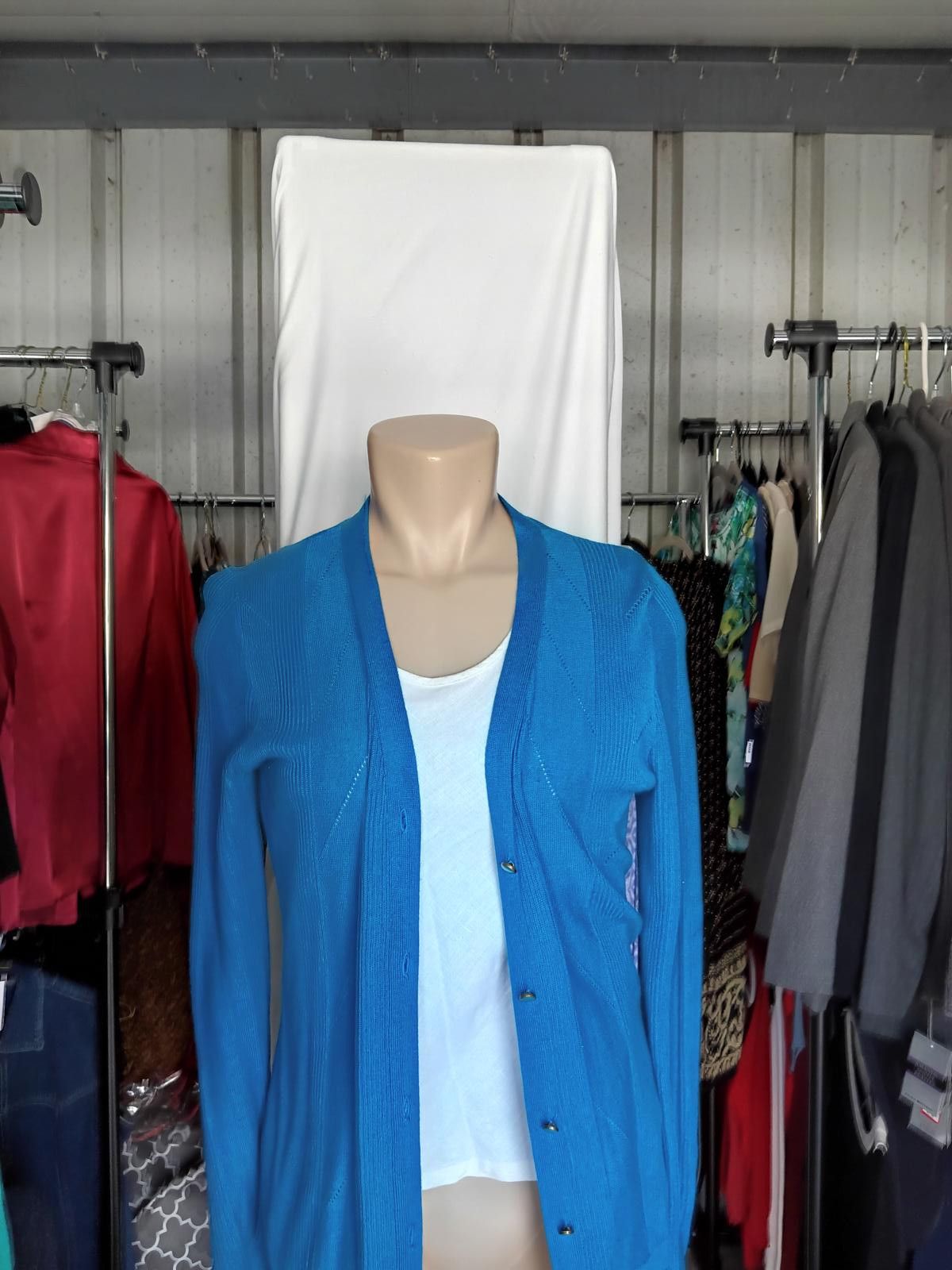Jones New York Chic Jones New York Cardigan - Vibrant Blue Size S / US 4 / IT 40 - 1 Thumbnail