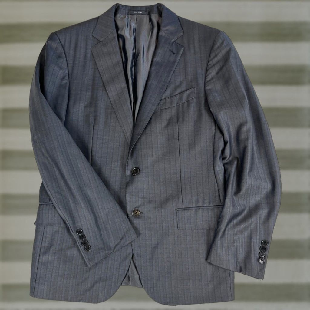 Ermenegildo Zegna Ermenegildo Zegna Trofeo Sport Coat Jacket Men Wool Gray 42R US 42R Regular Two-Button Check Vintage Size US XS / EU 42 / 0 - 1 Thumbnail