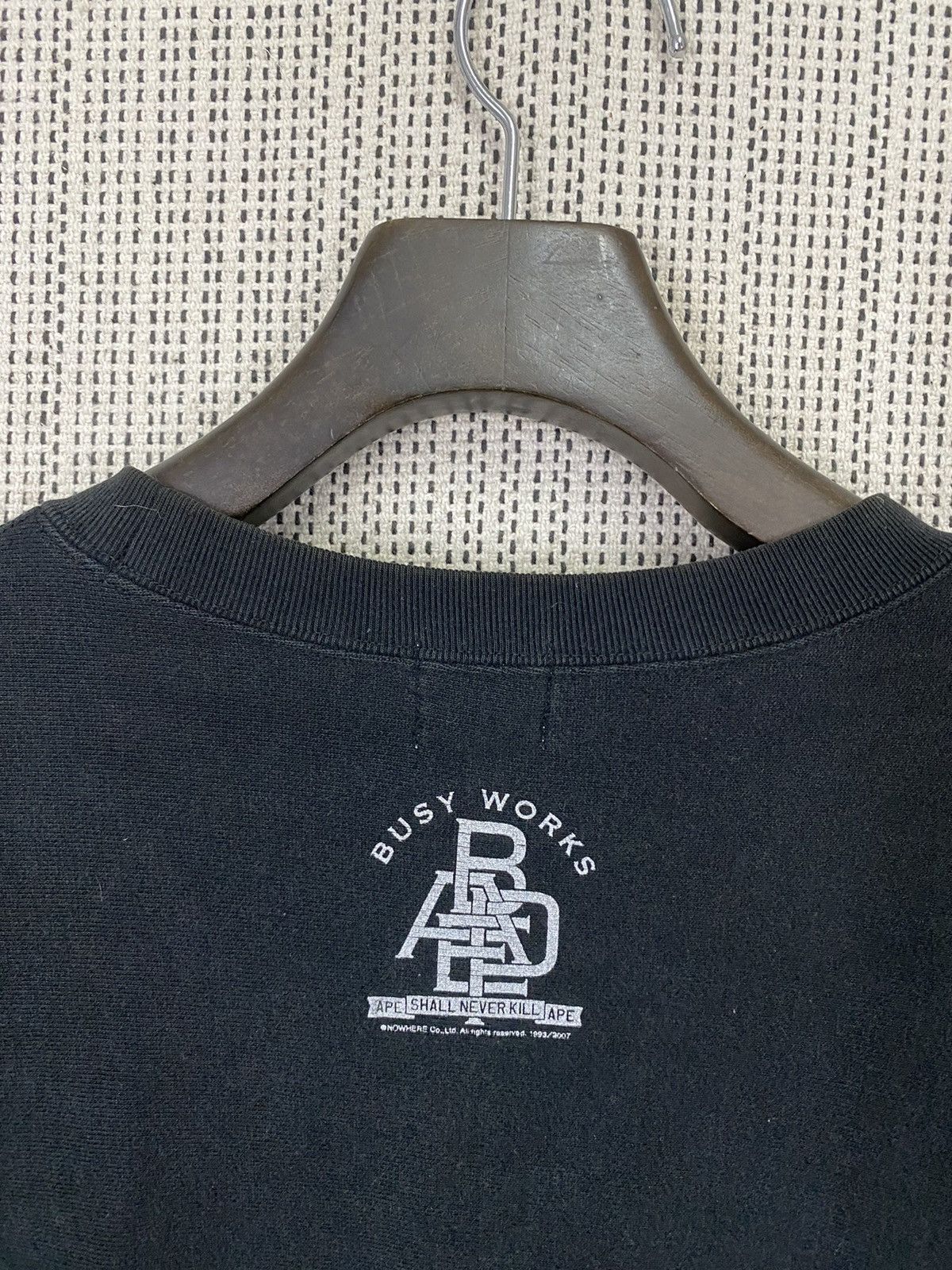 Bape Vintage bape spell out sweatshirt crewneck distressed Size US L / EU 52-54 / 3 - 8 Thumbnail