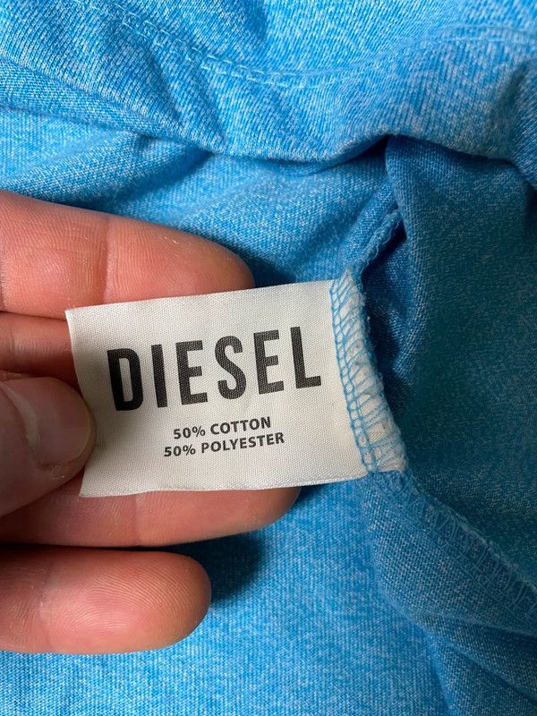 Diesel Diesel T-shirt Baby Blue Size US L / EU 52-54 / 3 - 8 Thumbnail