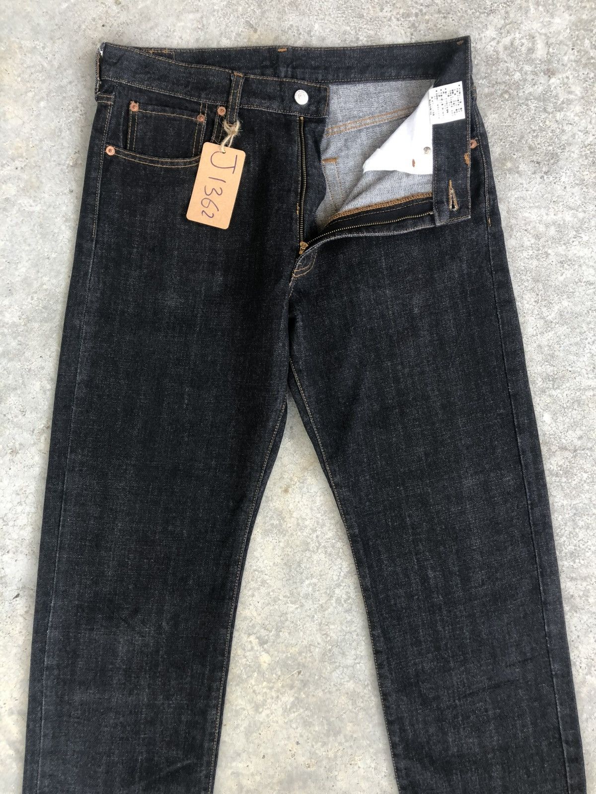 Japanese Brand Bobson Chesking Straight Cut Size US 33 - 7 Thumbnail