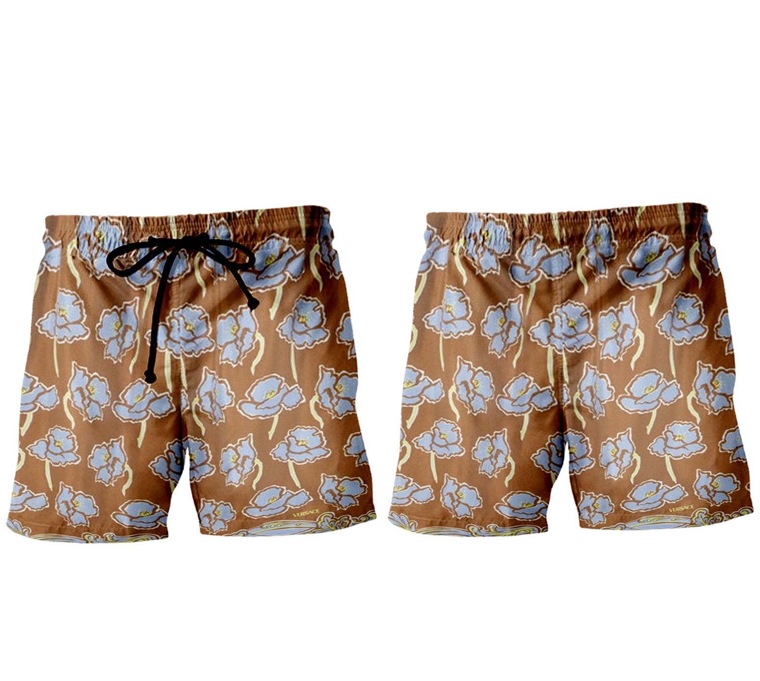 Designer Men’s White Tailored Shorts Size US 29 - 3 Thumbnail