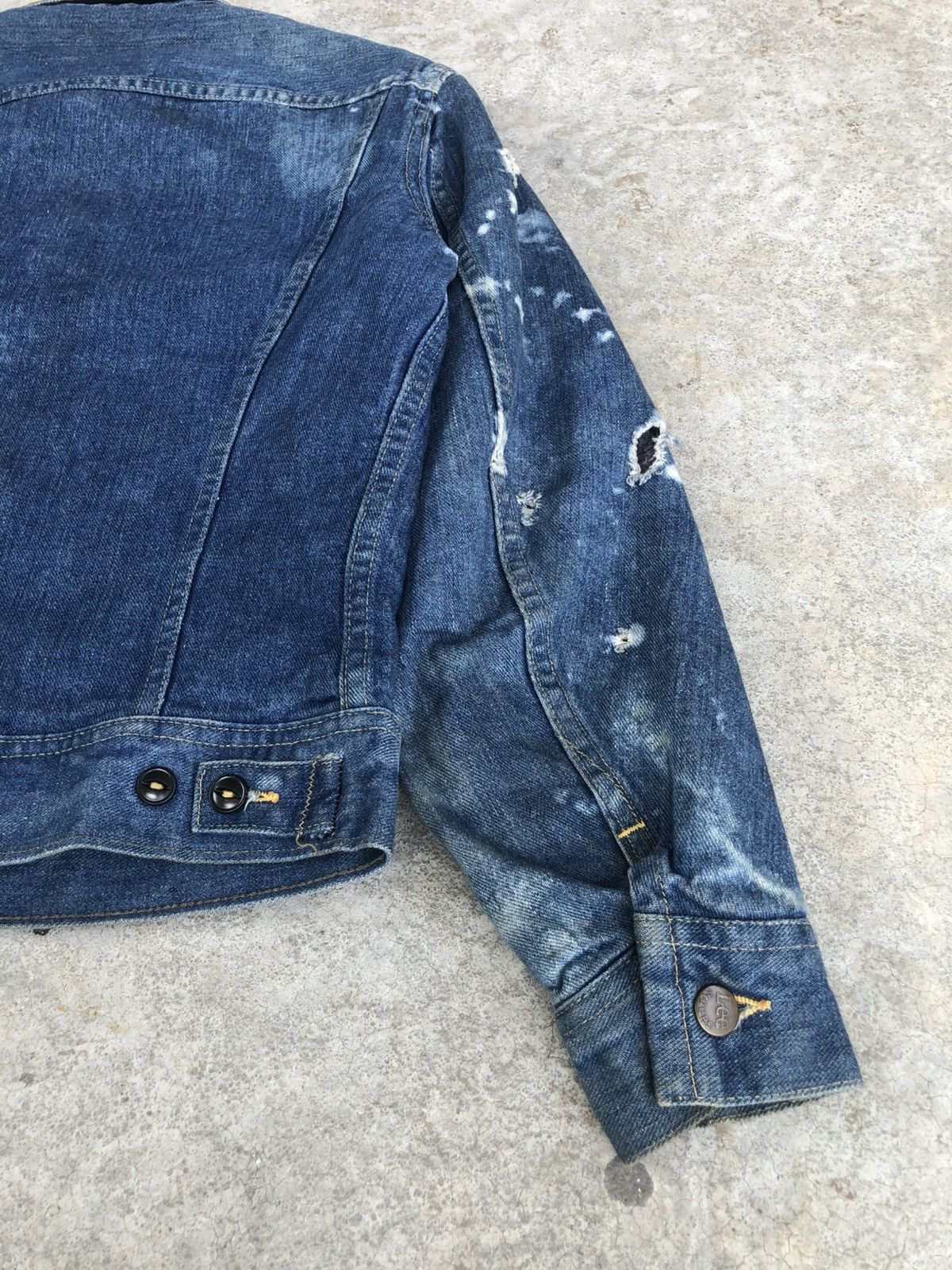 Lee Vintage 70’s Lee Storm Rider Blanked Lined Denim Jacket Size US S / EU 44-46 / 1 - 18 Thumbnail