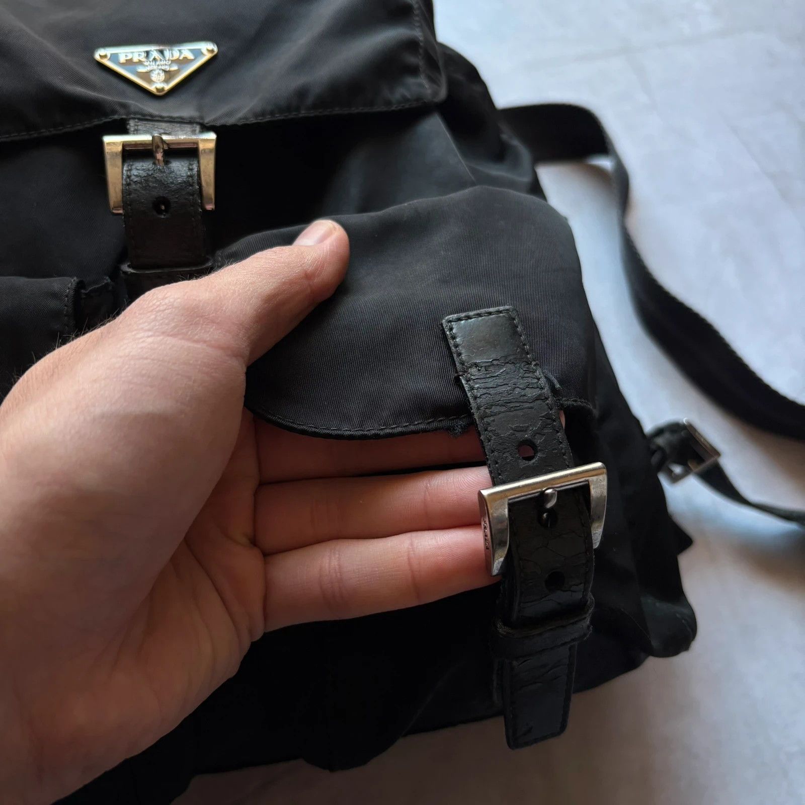 Prada vintage SS1999 Prada backpack bag Nylon Y2K era Tom Ford Size ONE SIZE - 10 Thumbnail