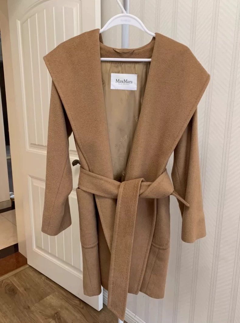 Max Mara Max Mara Rialto coat, classic camel, hooded Size S / US 4 / IT 40 - 2 Thumbnail