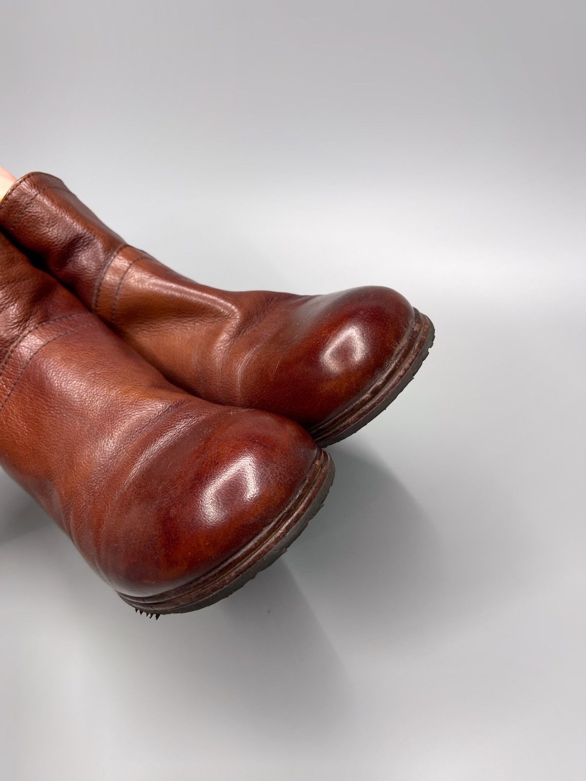 Guidi × MoMA MoMa Leather Zip Boots style Rick Owens Rare Maison Margiela Size US 7 / EU 40 - 4 Thumbnail