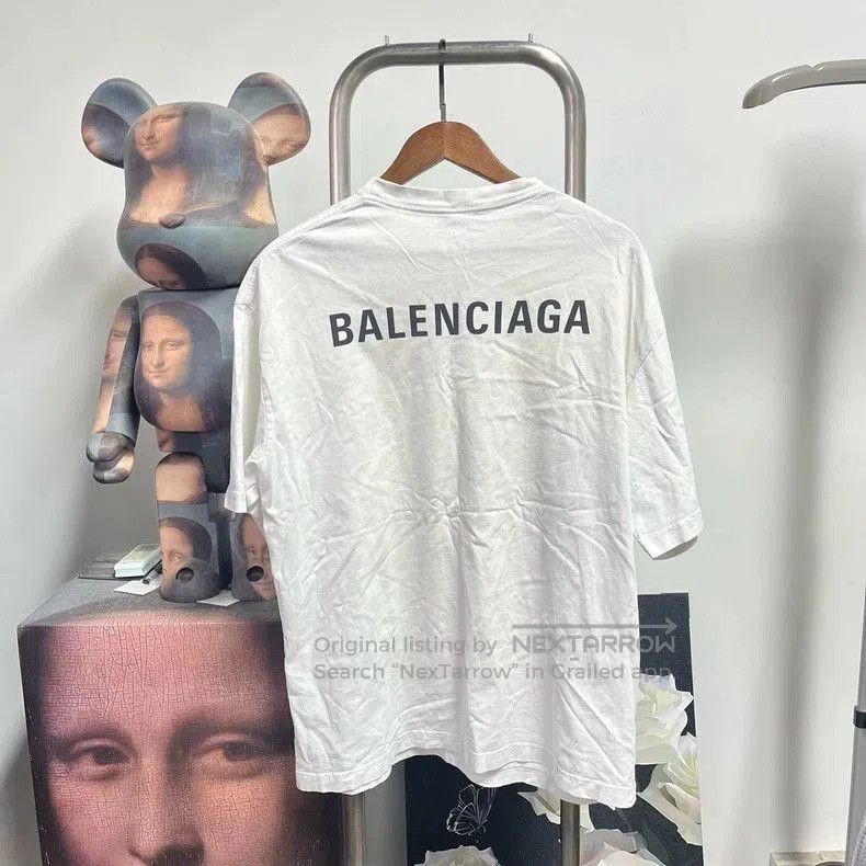 Balenciaga Balenciaga Back Logo Short Sleeve Tee. Size US M / EU 48-50 / 2 - 2 Thumbnail