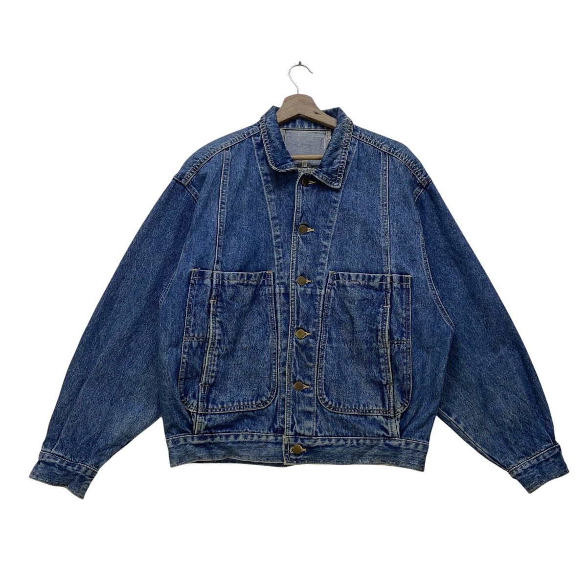 Japanese Brand Japanese Brand Streetwear Street Fashion Trucker Denim Size US M / EU 48-50 / 2 - 2 Thumbnail