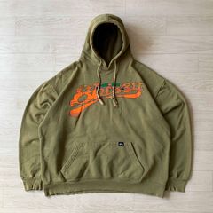 Vintage Stussy Monogram Zip Up Hoodie Size L - second wave vintage