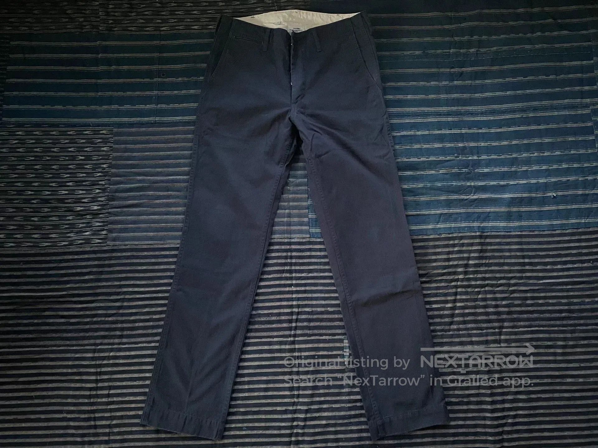 Visvim visvim 17SS slim chino navy blue pants. Size US 34 / EU 50 - 1 Thumbnail