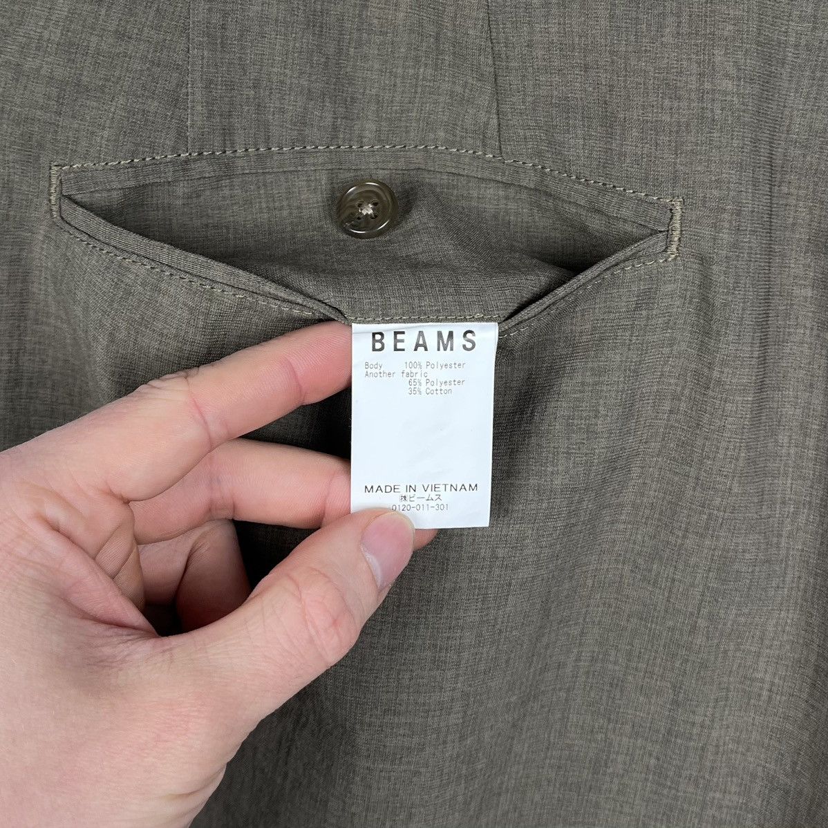 Beams Japan Beams Japan Khaki Bermuda Shorts Size US 30 / EU 46 - 18 Thumbnail