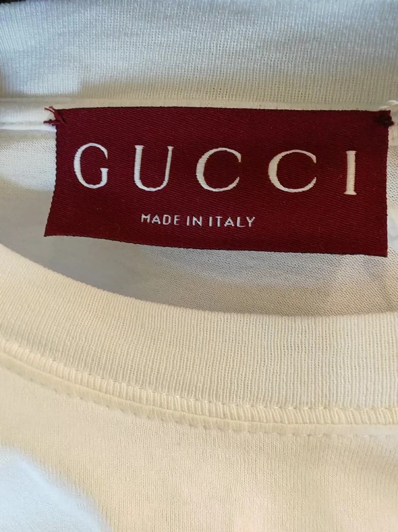 Gucci Gucci24ss Pink Letter Logo Short-sleeved T-shirt 2503-Nexta Size M / US 6-8 / IT 42-44 - 5 Thumbnail