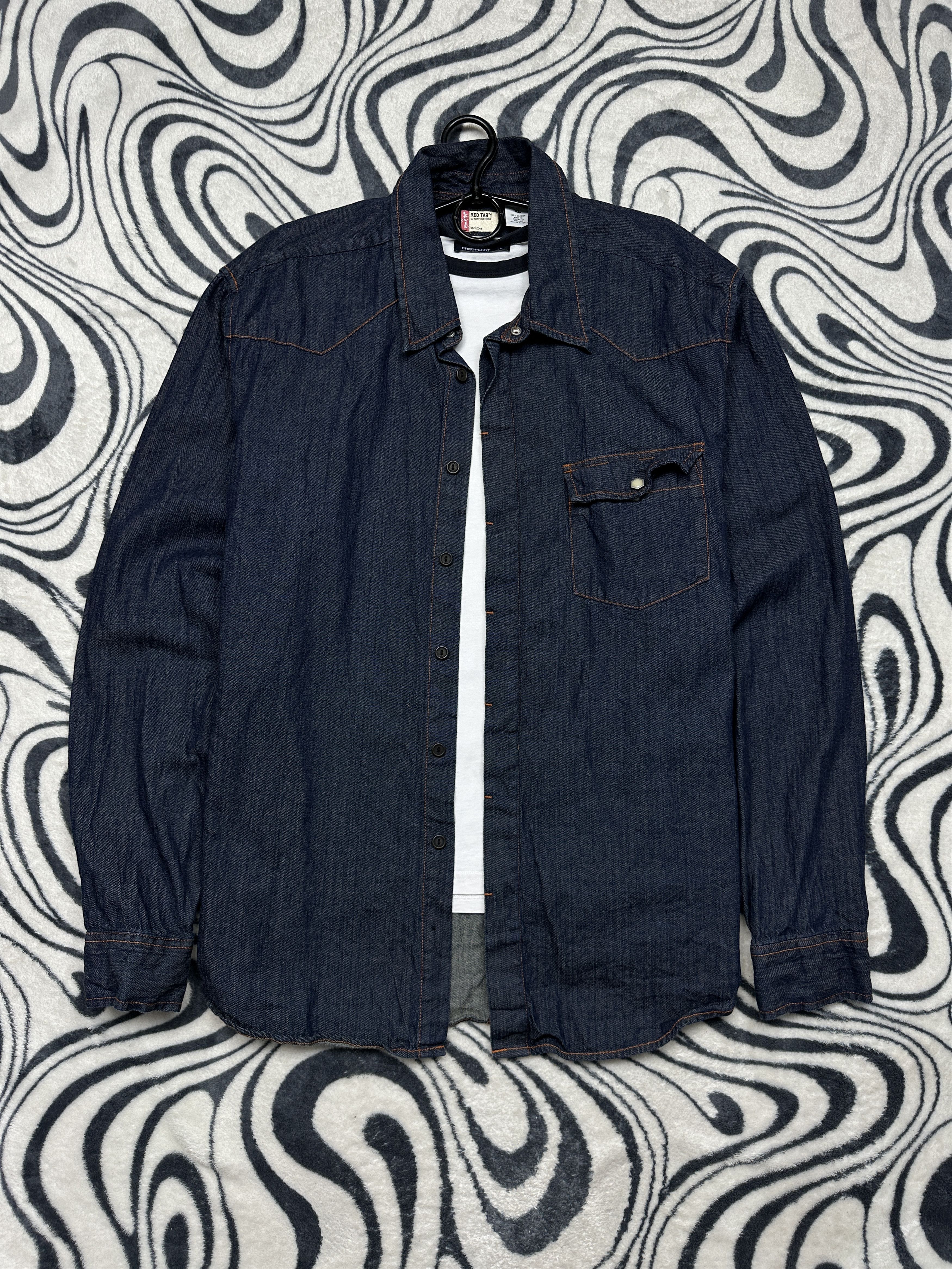 Levi's Levis Red Tab Vintage Mens Denim Shirt Size US XL / EU 56 / 4 - 1 Thumbnail