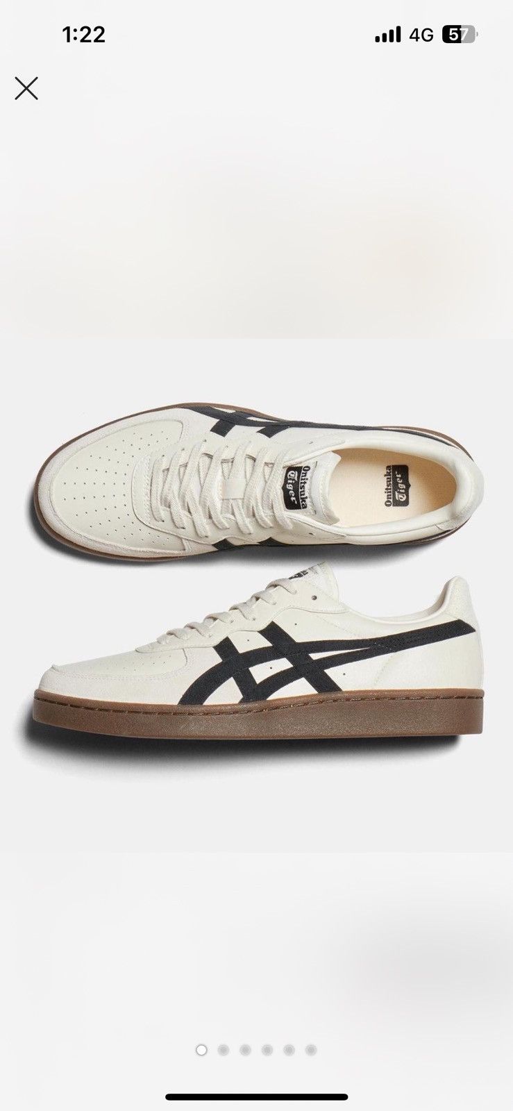 Onitsuka Tiger Onitsuka Tiger GSM Cream and Black Size US 8 / IT 38 - 1 Thumbnail