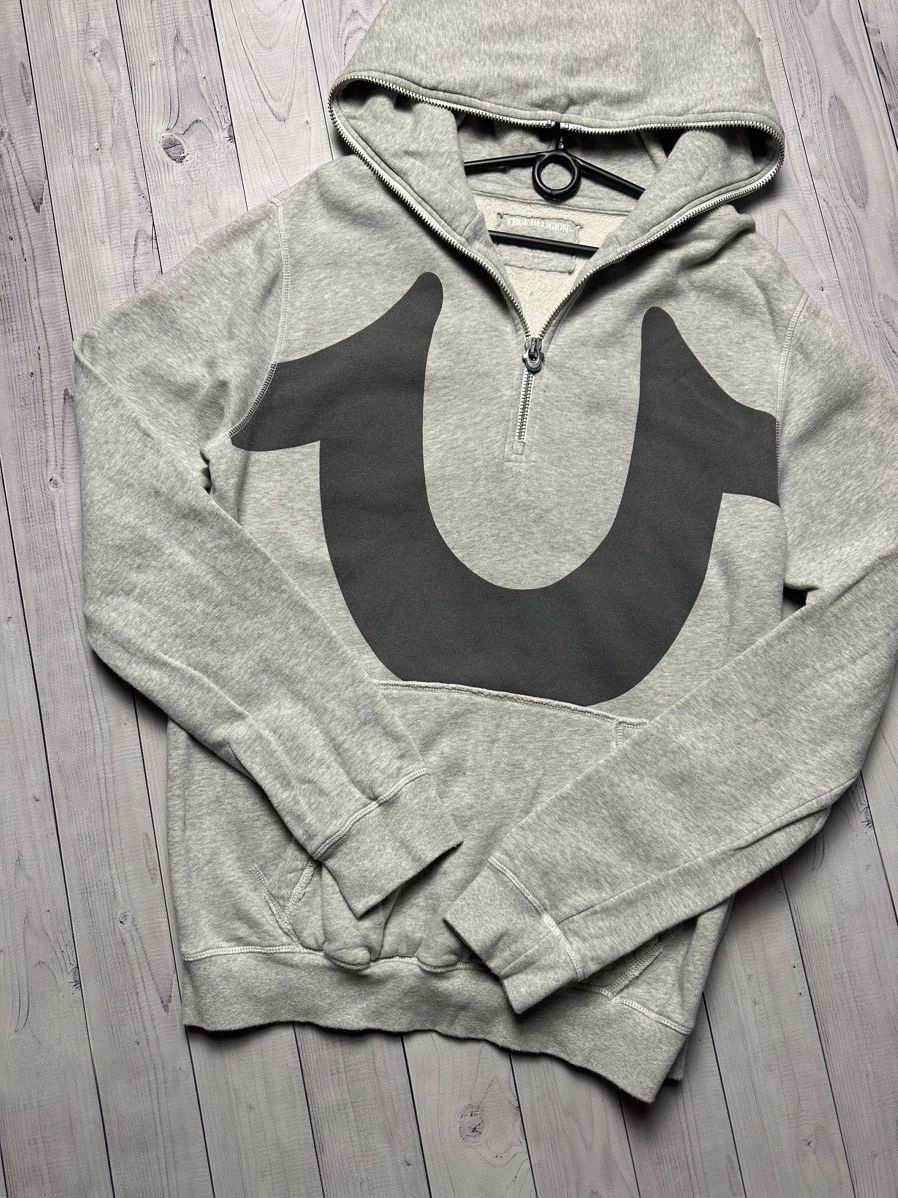 True Religion × Vintage Vintage True Religion zip hoodie big logo rare size L Size US L / EU 52-54 / 3 - 6 Thumbnail
