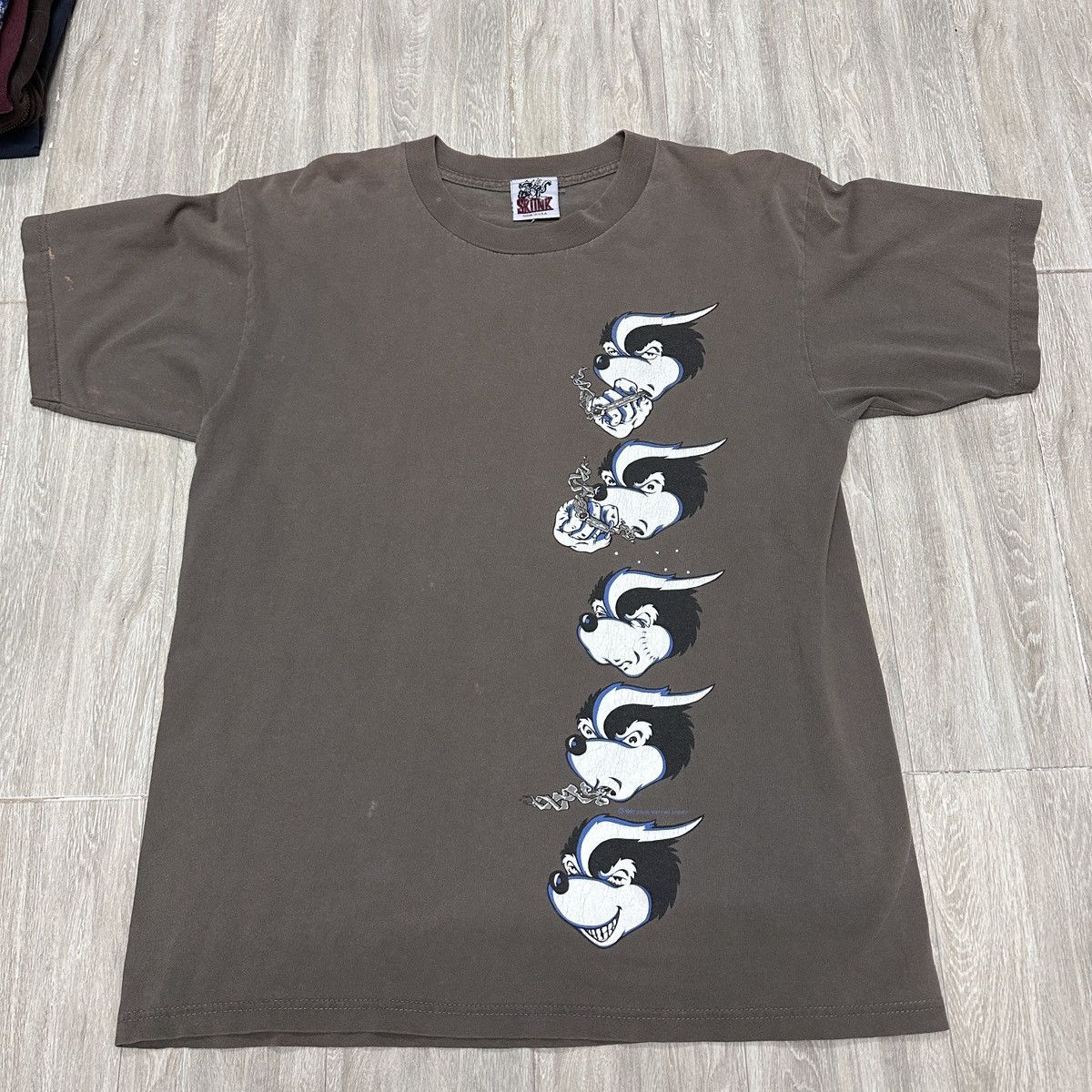 Band Tees × Vintage Vintage 1993 Skunk Wear Skateboard Tee Size US L / EU 52-54 / 3 - 3 Thumbnail