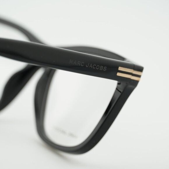 Marc Jacobs Marc Jacobs MJ 1084 0807 00 Eyeglasses Black 52mm Square Size ONE SIZE - 5 Thumbnail
