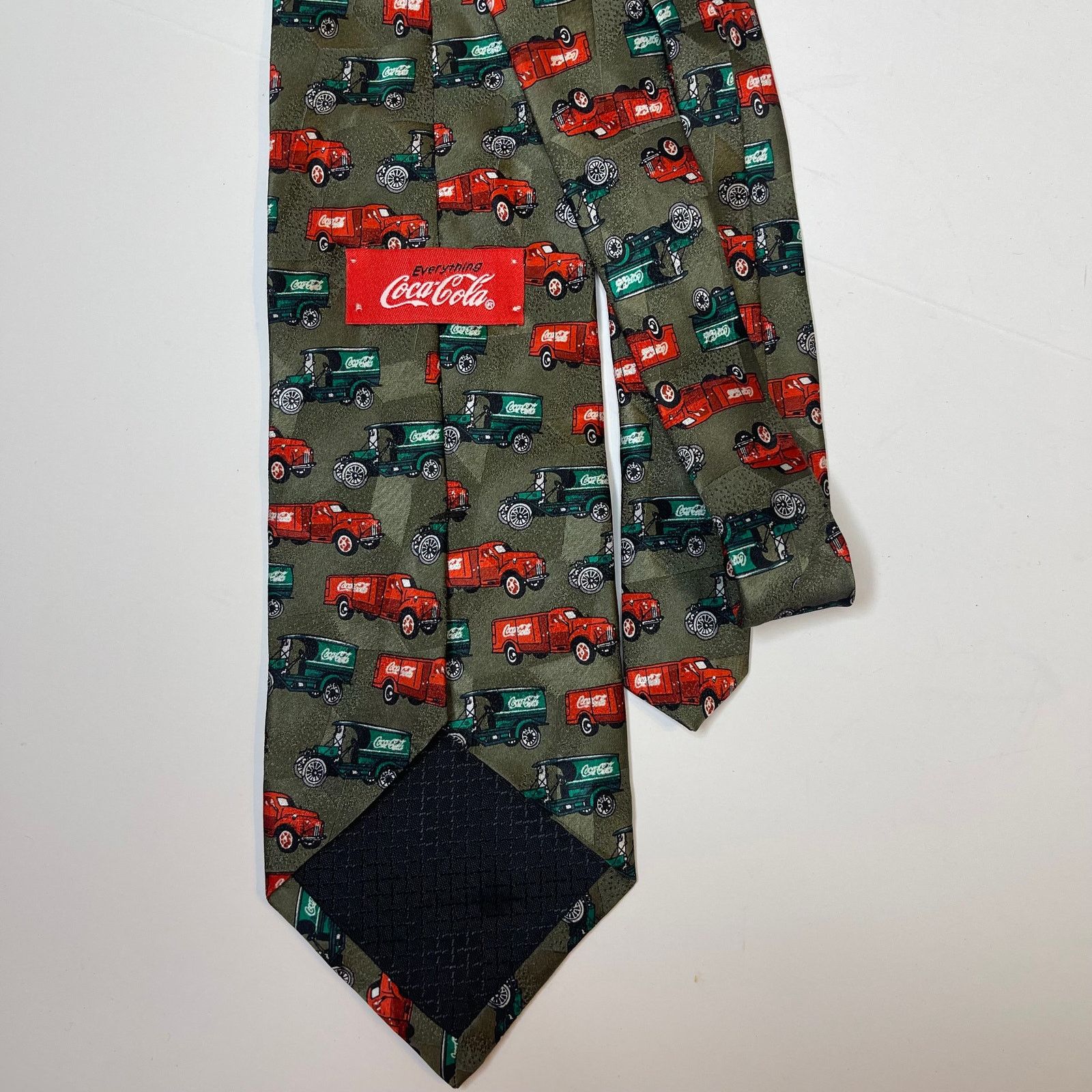 Coca Cola Coca Cola Vintage Delivery Truck Men's Neck Tie Size ONE SIZE - 5 Thumbnail