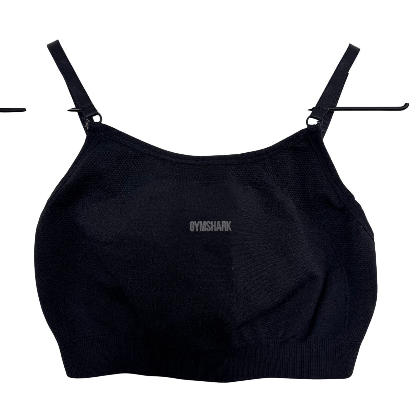 Gymshark Gymshark Flex Strappy Sports Bra Black Gray Size Small Size ONE SIZE - 2 Thumbnail