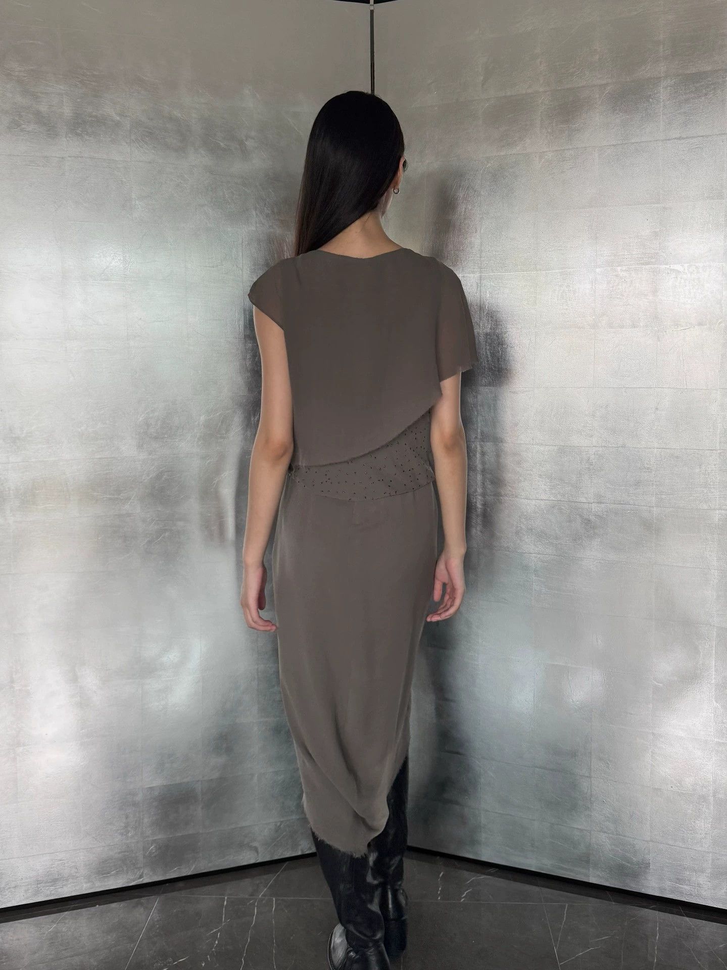 Helmut Lang Helmut Lang Vintage Double Mesh Two-Piece Dress size 2 Size XS / US 0-2 / IT 36-38 - 7 Thumbnail