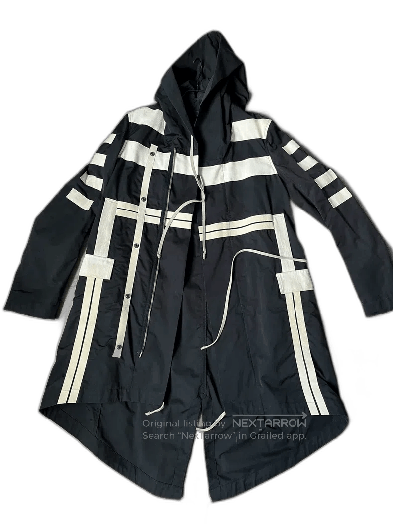 Rick Owens rick owens geo webbed parka in black. Size US M / EU 48-50 / 2 - 1 Thumbnail