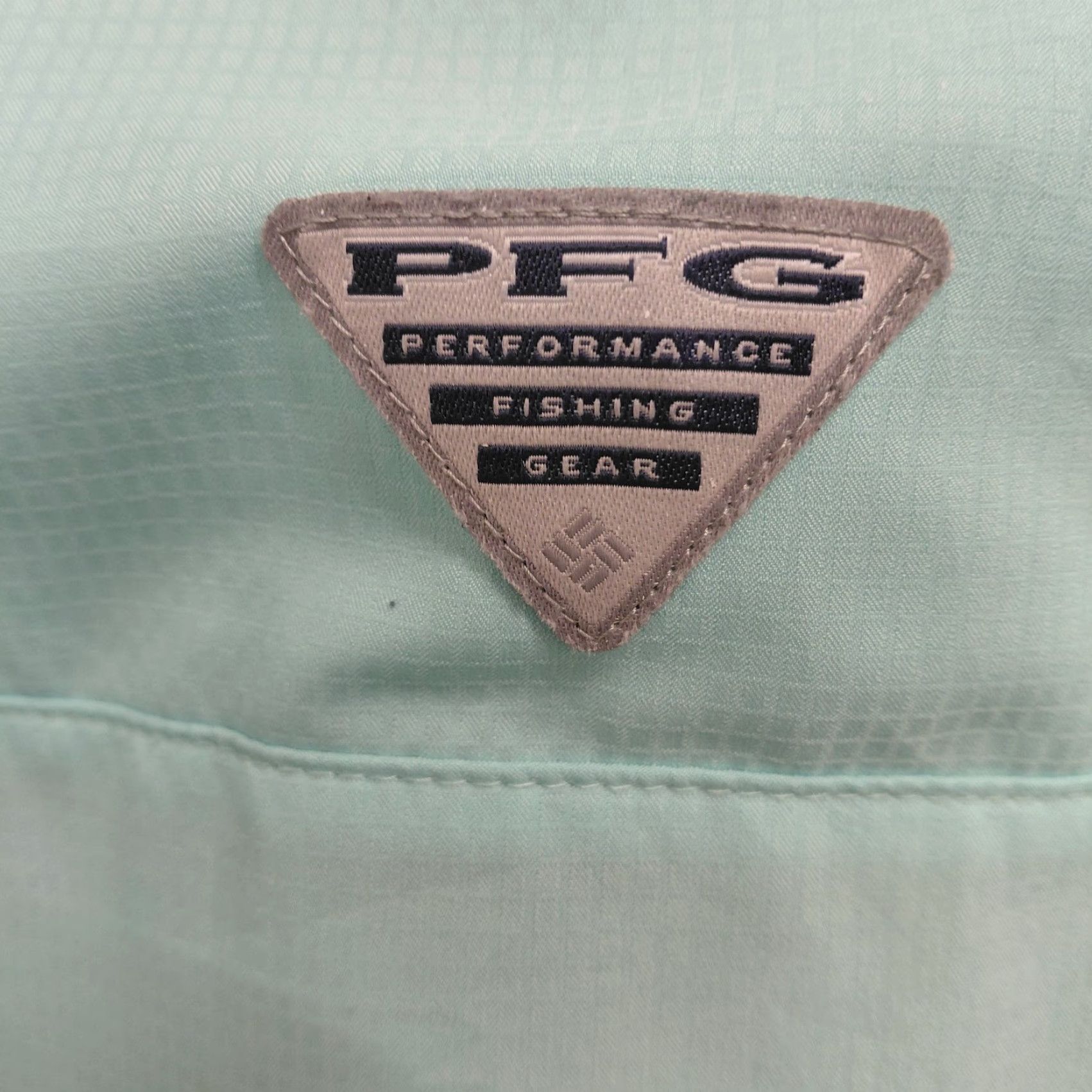 Vintage Columbia PFG Omni-Shade Shirt Men's XXL Seafoam Green Long Sleeve Button Up Size US XXL / EU 58 / 5 - 7 Thumbnail