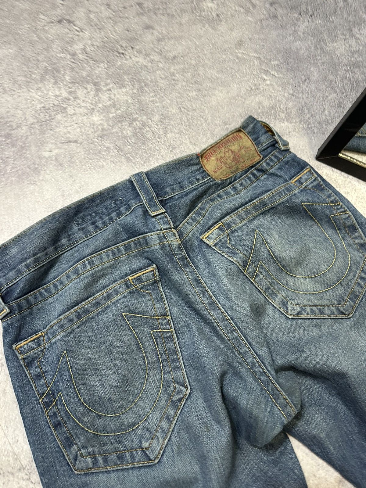 Jean True Religion jeans vintage straight USA Size US 30 / EU 46 - 4 Thumbnail