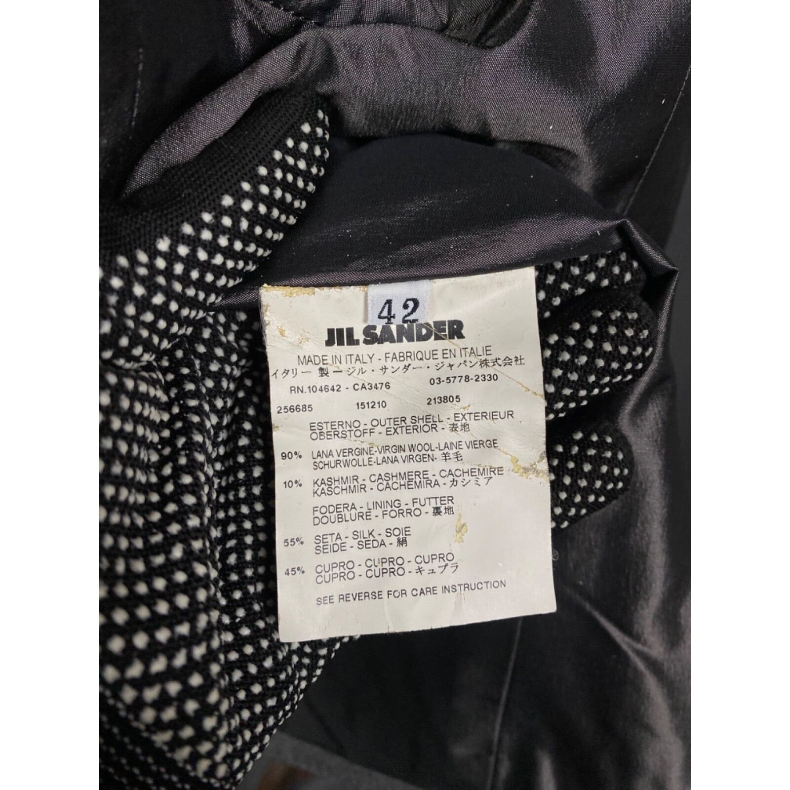 Jil Sander Jil Sander Women's Gray Wool Cashmere Double Breasted Blazer Size M / US 6-8 / IT 42-44 - 10 Thumbnail