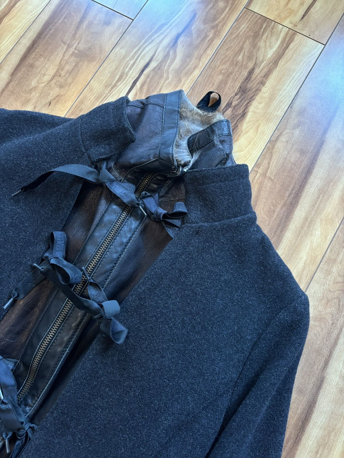 Dirk Bikkembergs Dirk Bikkembergs 2-piece Rabbit Fur Lined Jacket Size S / US 4 / IT 40 - 3 Thumbnail