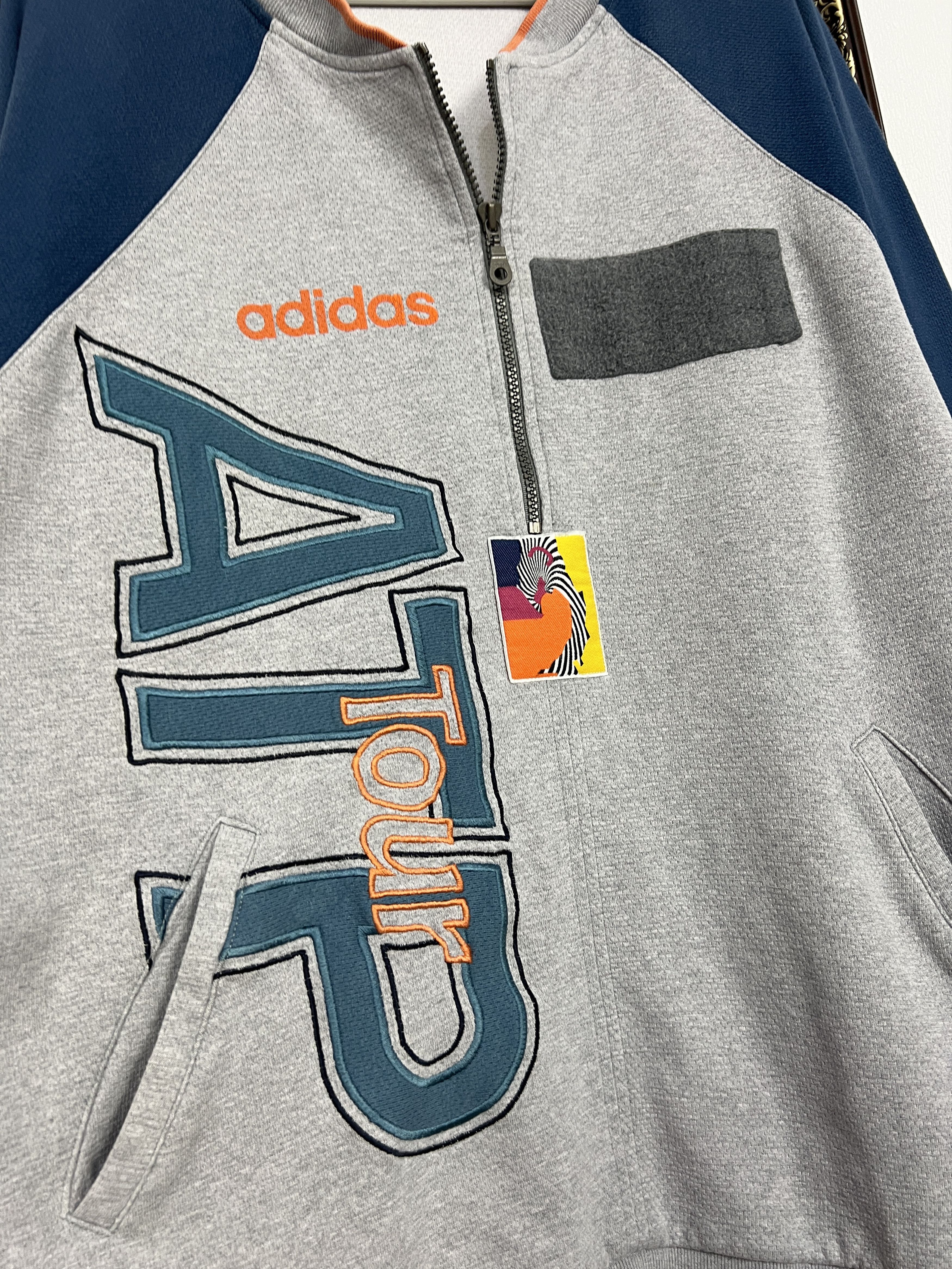 Adidas Vintage ATP Tour Tennis Track Top Jacket Sweatshirt Rare Size US M / EU 48-50 / 2 - 3 Thumbnail
