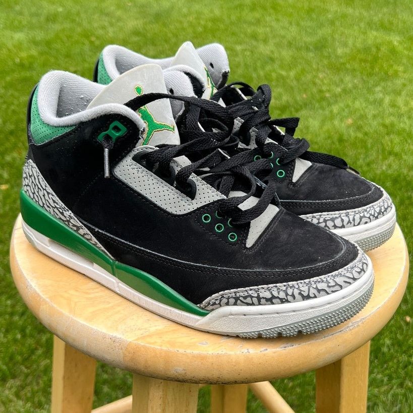 Jordan Brand × Nike Nike Air Jordan 3 Retro Pine Green Men's Shoes - Size 7 Size US 7 / EU 40 - 1 Thumbnail