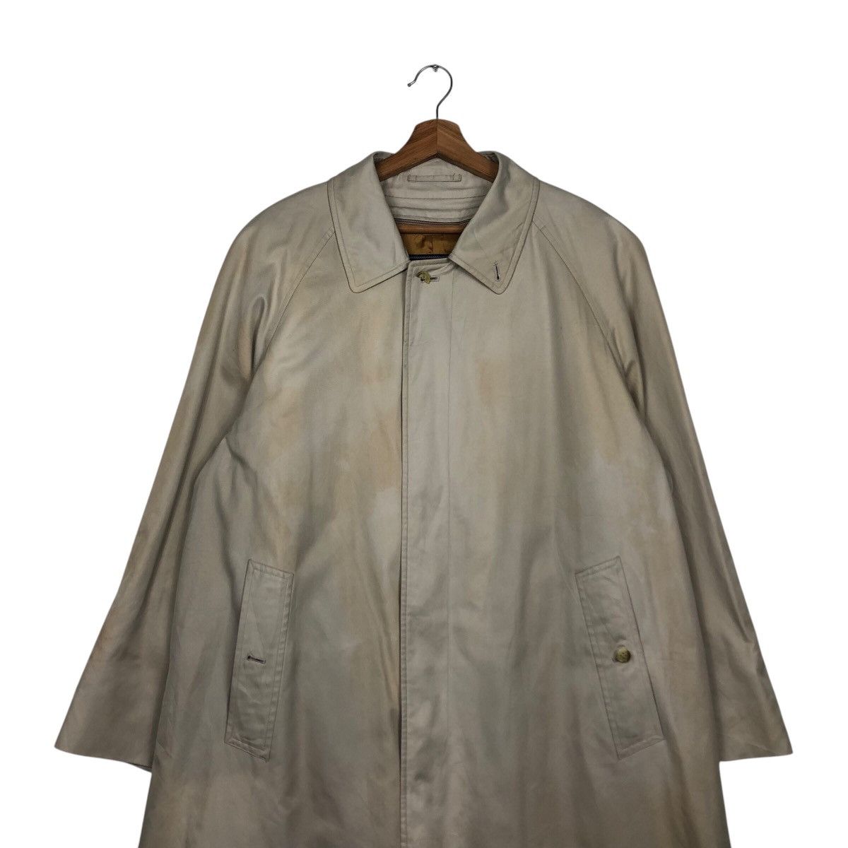 Burberry 📌Vintage Long Jacket Burberrys Nova Check Blanket Lining Size US M / EU 48-50 / 2 - 4 Thumbnail