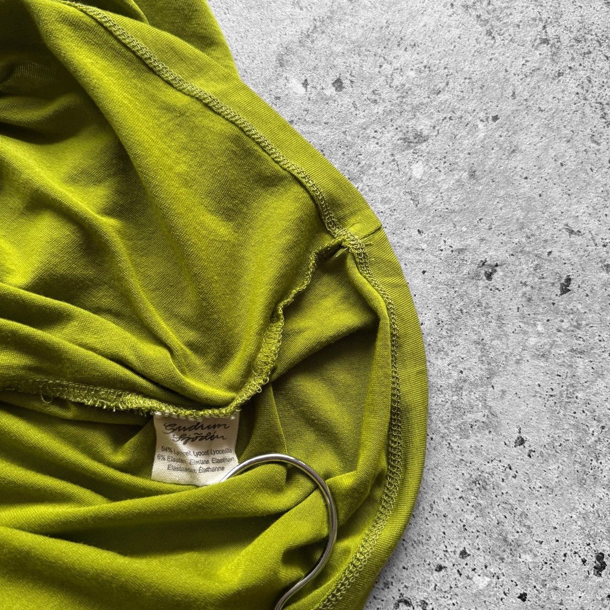 Gudrun Sjoden Gudrun Sjödén Womens Green Lightweight Turtleneck LS Top Size XXL / US 16-18 / IT 52-54 - 4 Thumbnail
