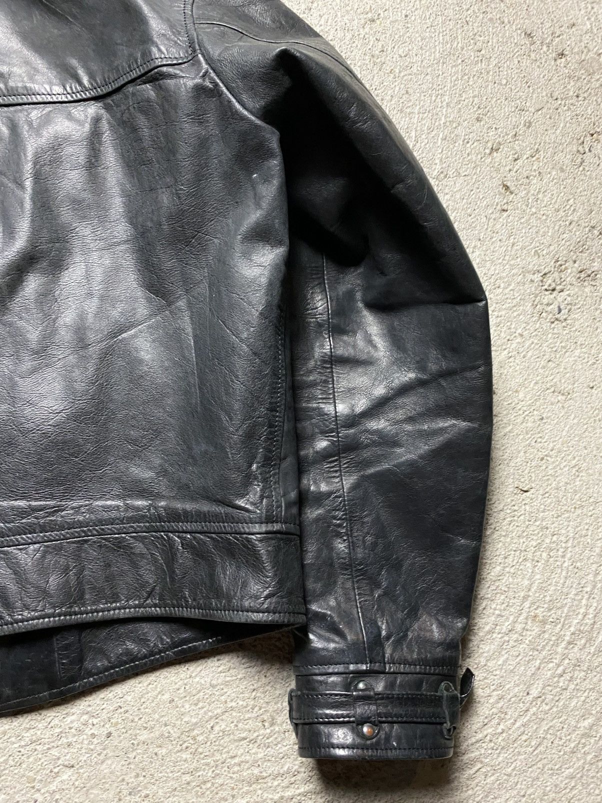 Emporio Armani Armani jeans leather jacket vintage avantgarde archive retro Size US M / EU 48-50 / 2 - 15 Thumbnail