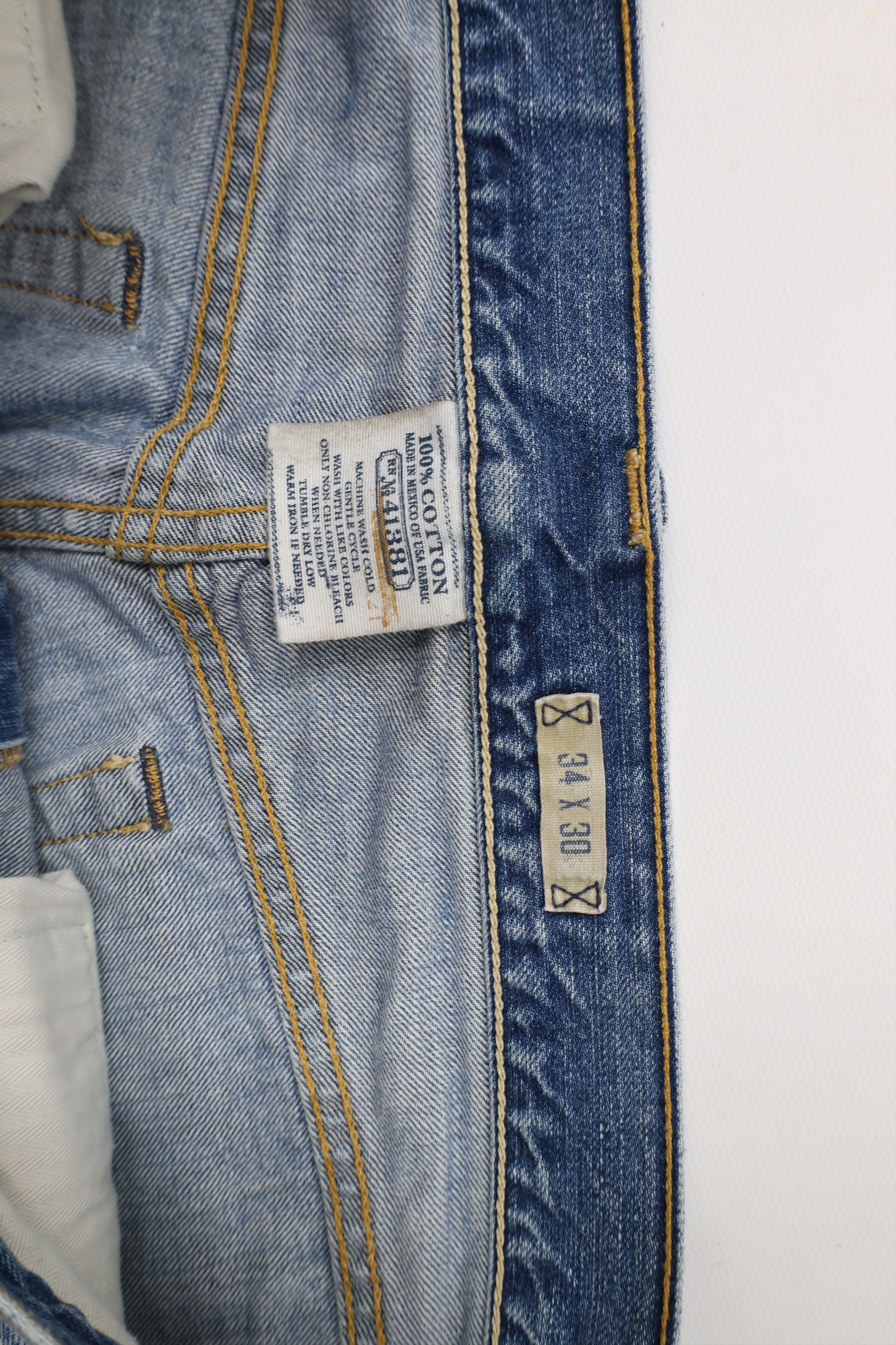 Ralph Lauren × Vintage Vintage Ralph Lauren 867 Classic Fit Denim Jeans Blue Cotton Size US 34 / EU 50 - 7 Thumbnail