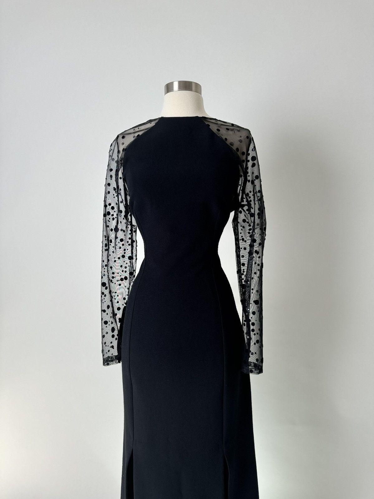 Other Brand New US 12 Safiyaa Evening Maxi Dress in Black Color Size XL / US 12-14 / IT 48-50 - 3 Thumbnail