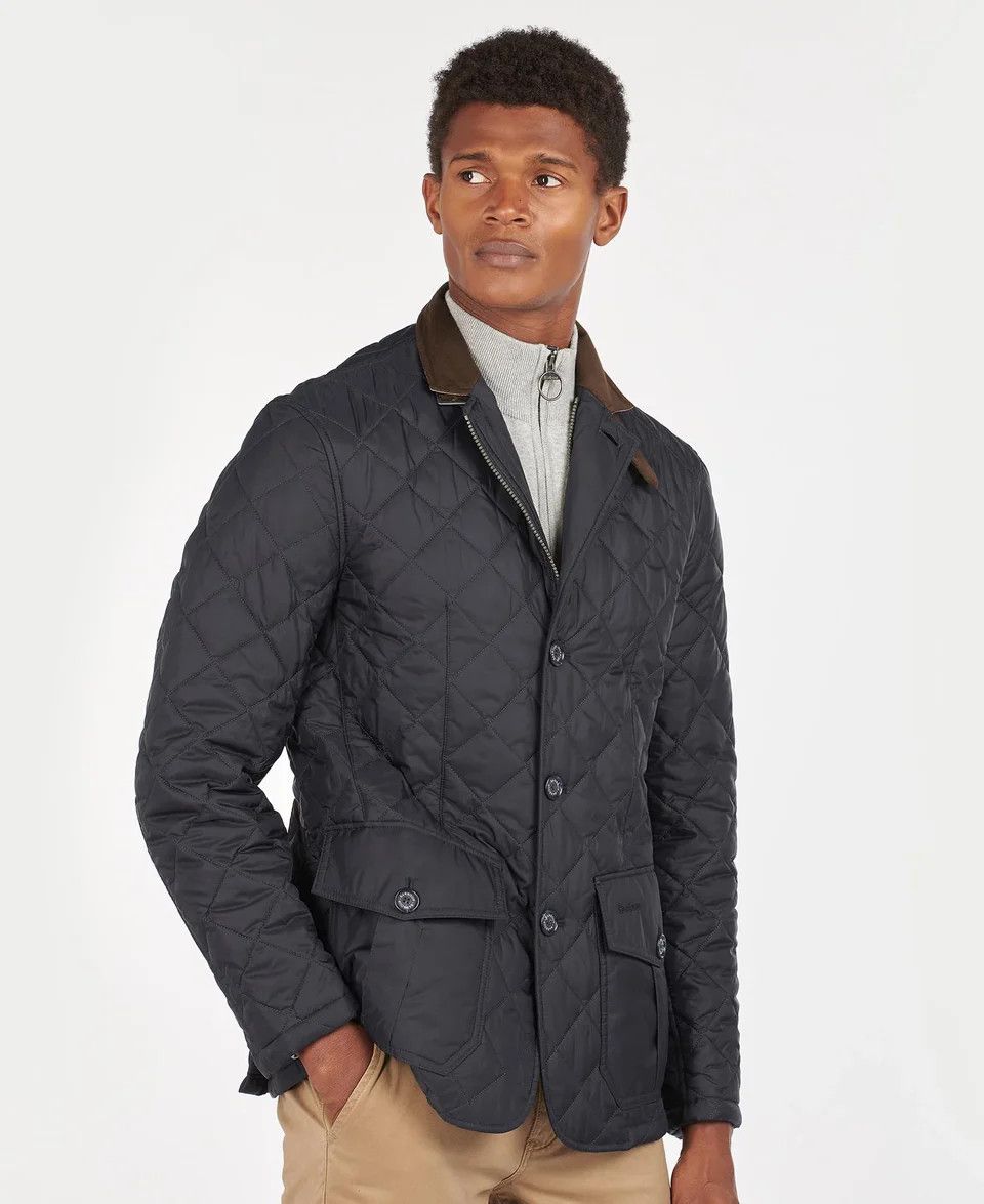 Barbour Barbour Quilted Sander Jacket Navy Mens Sz XL Size US XL / EU 56 / 4 - 2 Thumbnail