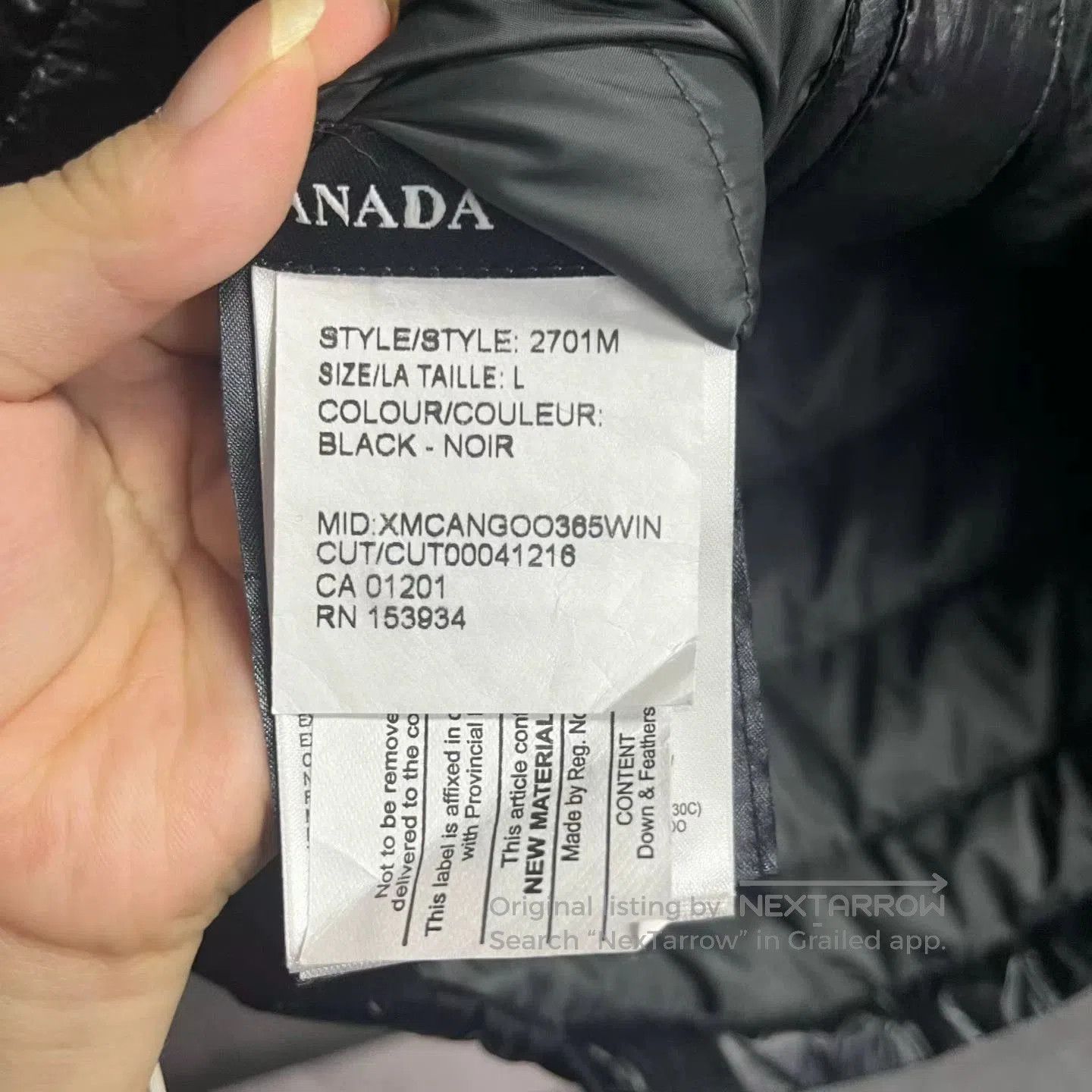 Canada Goose black high. Size US L / EU 52-54 / 3 - 3 Thumbnail