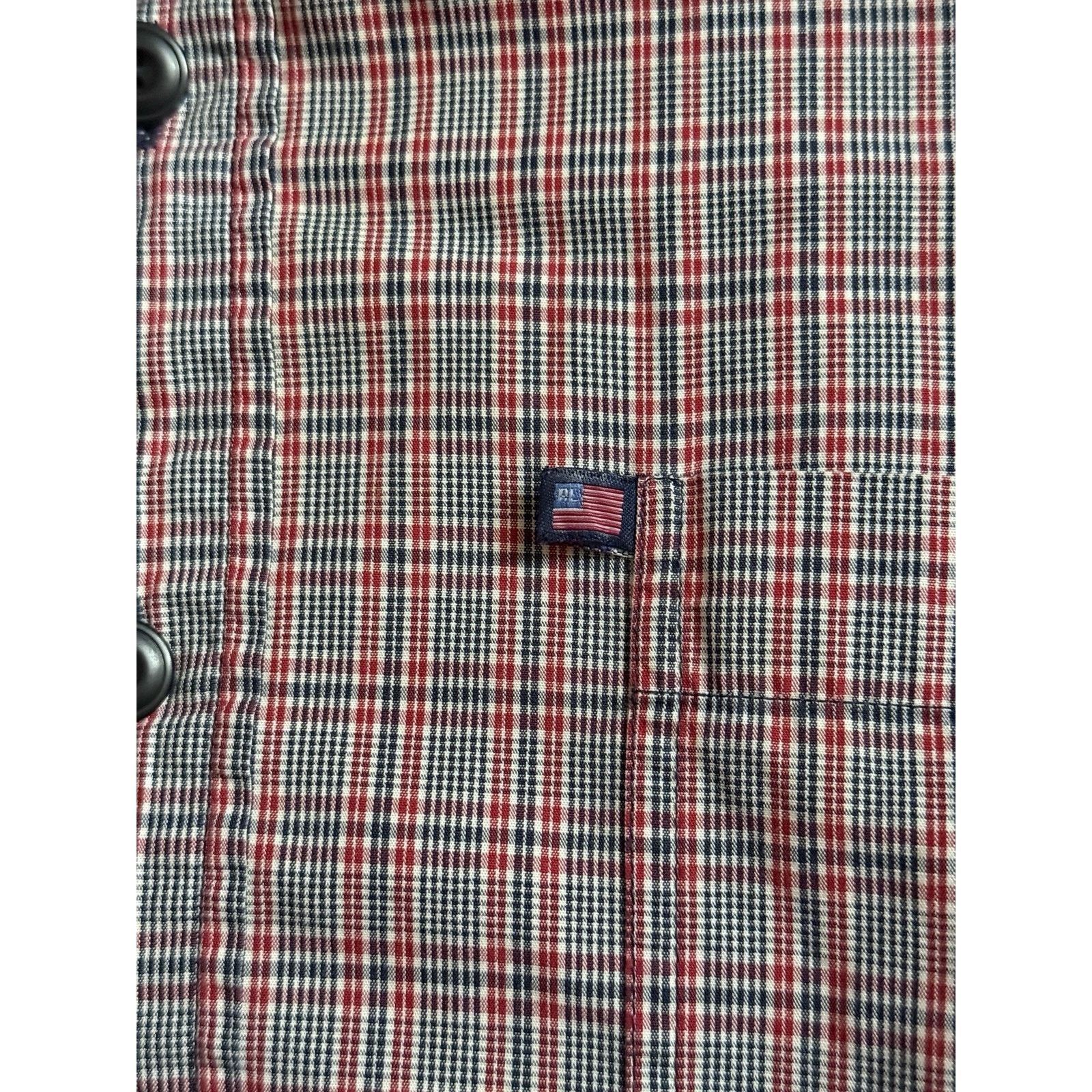 Polo Ralph Lauren Mens Vintage Ralph Lauren Polo Jeans CO Red Plaid shirt sz L Size US L / EU 52-54 / 3 - 6 Thumbnail