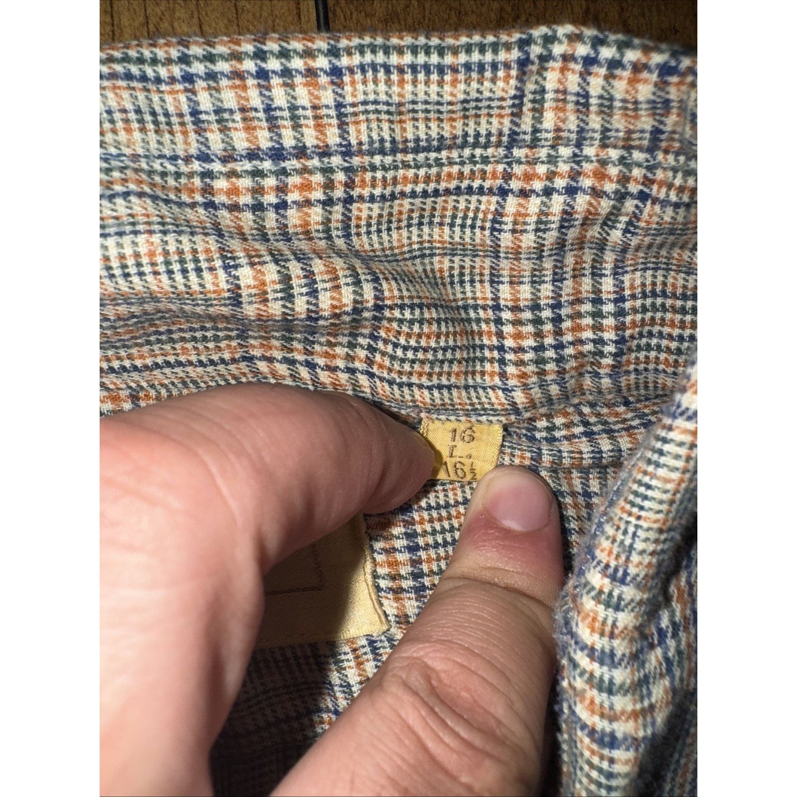 Sears × Vintage Sears Popover Shirt Plaid Workwear 70s 80s Permanent Press L Size US L / EU 52-54 / 3 - 7 Thumbnail