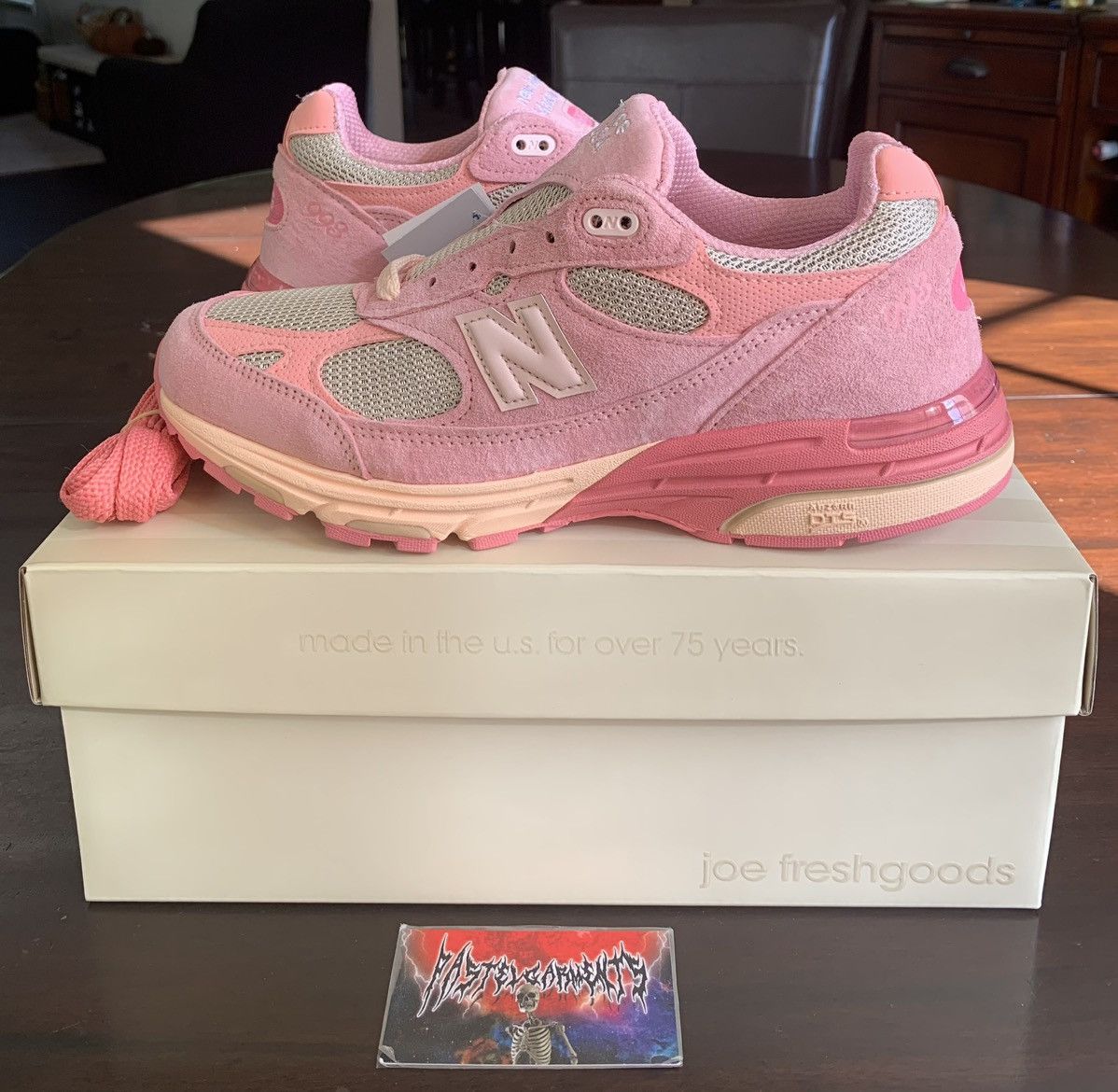 Joe Freshgoods × New Balance New Balance 993 Joe FreshGoods Performance Art Powder Pink Size US 9.5 / EU 42-43 - 1 Thumbnail