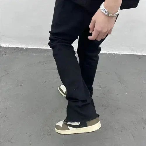 Jean custom punk flared jeans Size US 30 / EU 46 - 3 Thumbnail