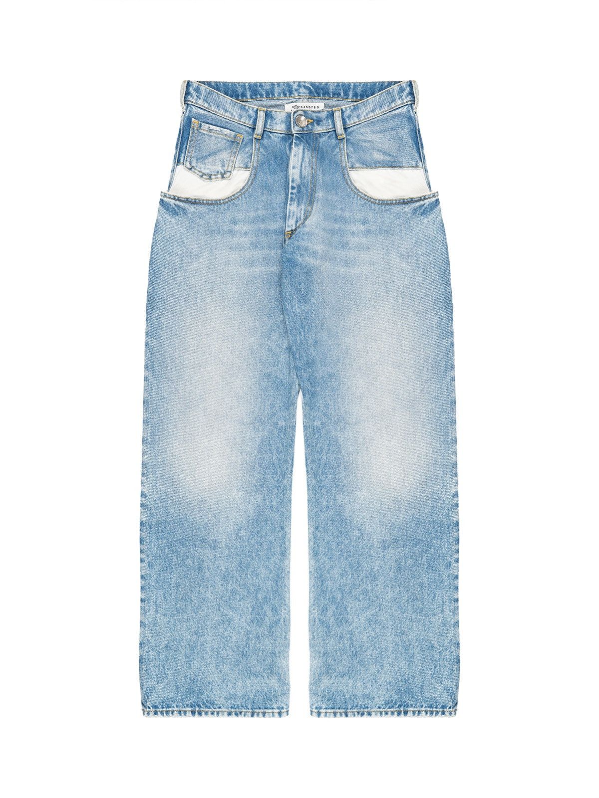 Maison Margiela Maison Margiela contrast pockets faded denim pants Size 26" / US 2 / IT 38 - 1 Thumbnail