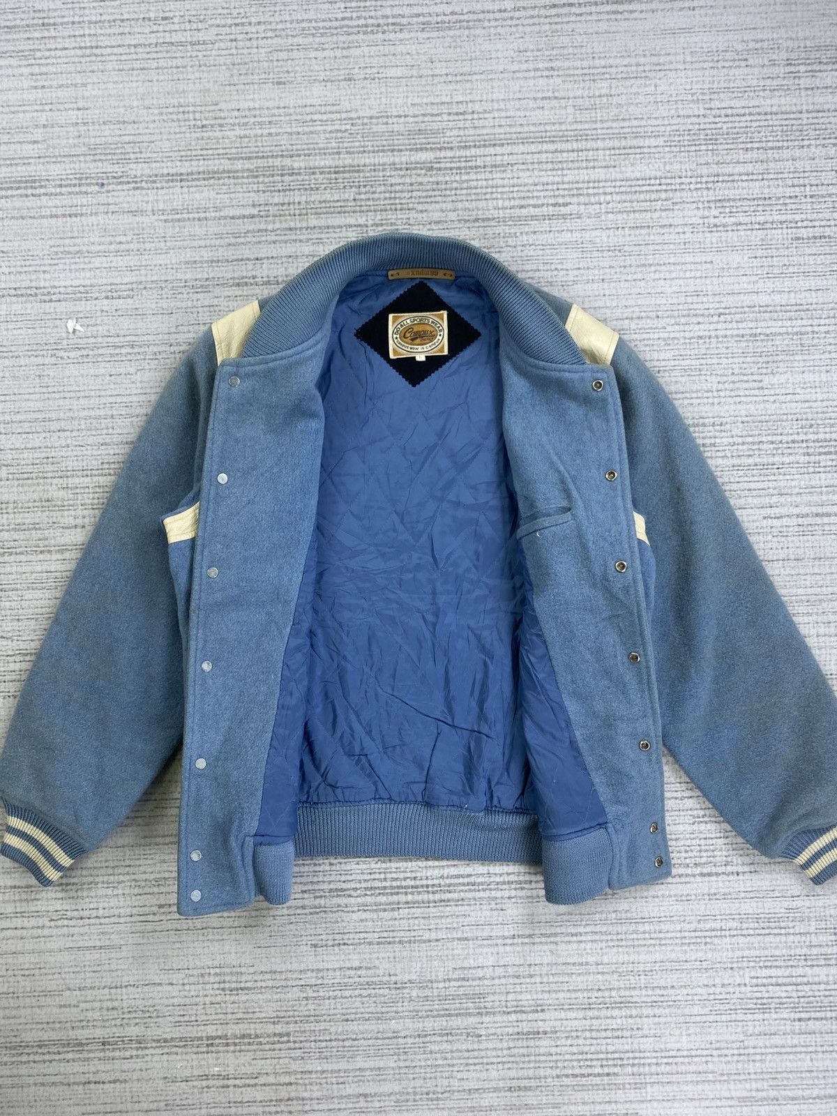 Vintage Vintage Campus Big Logo S Wool Varsity Jacket Size US M / EU 48-50 / 2 - 5 Thumbnail