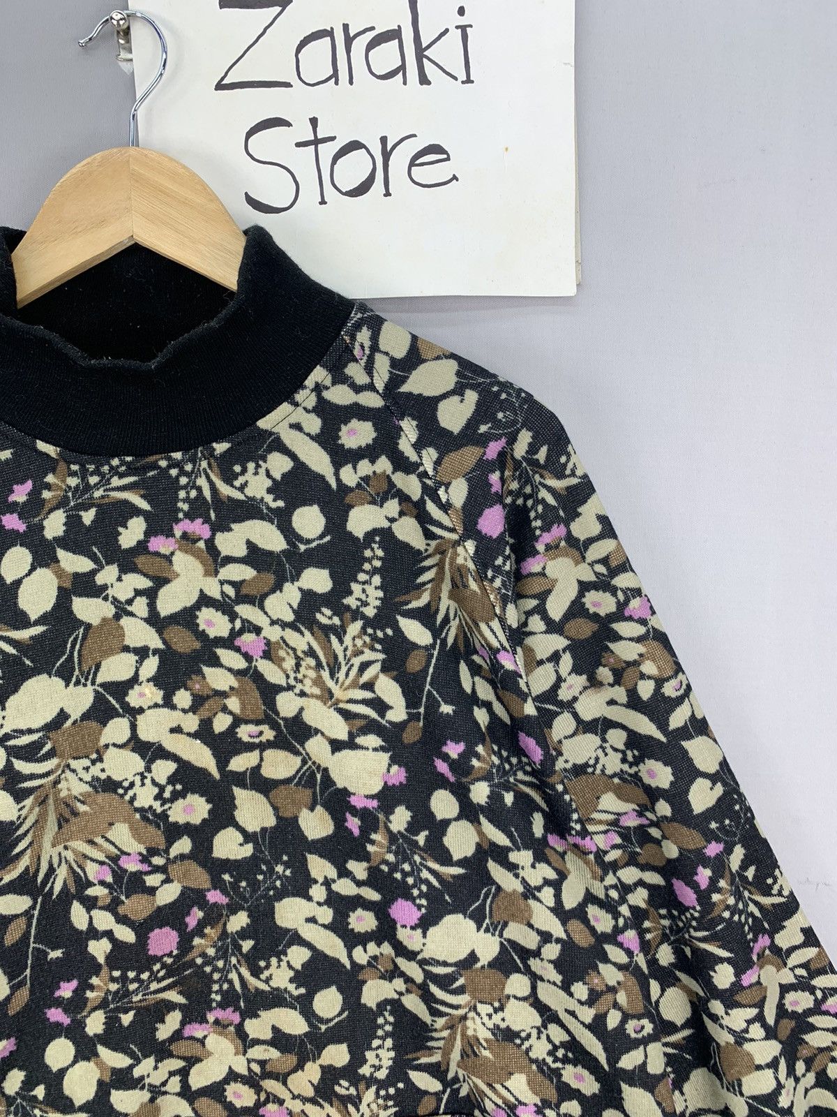 Designer Sofia Valentino Floral Pullover Sweater Size L / US 10 / IT 46 - 4 Thumbnail
