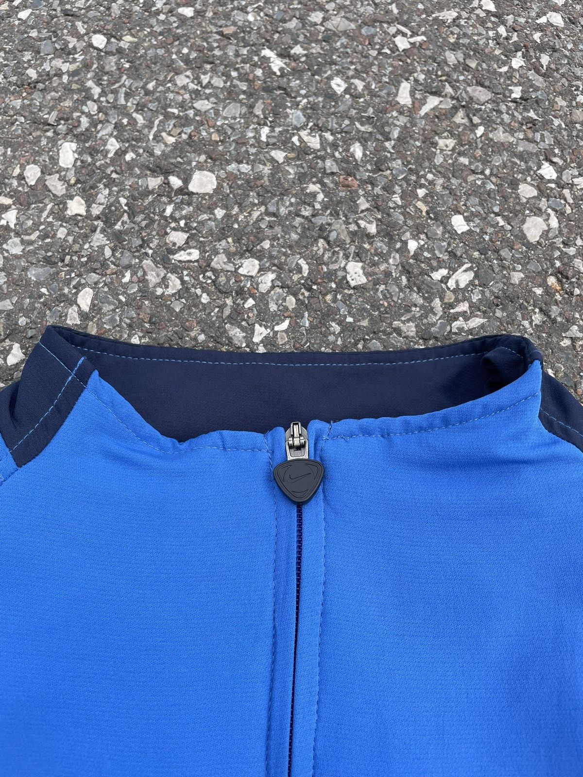 Nike × Vintage Vintage 90's Nike Nylon Zip Olympic Jacket Windbreaker Blue Size US XL / EU 56 / 4 - 8 Thumbnail