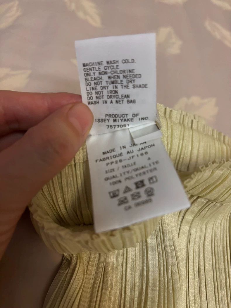 Issey Miyake issey miyake size:4 Yellow pleated pants Size 42" / US 20 - 4 Thumbnail