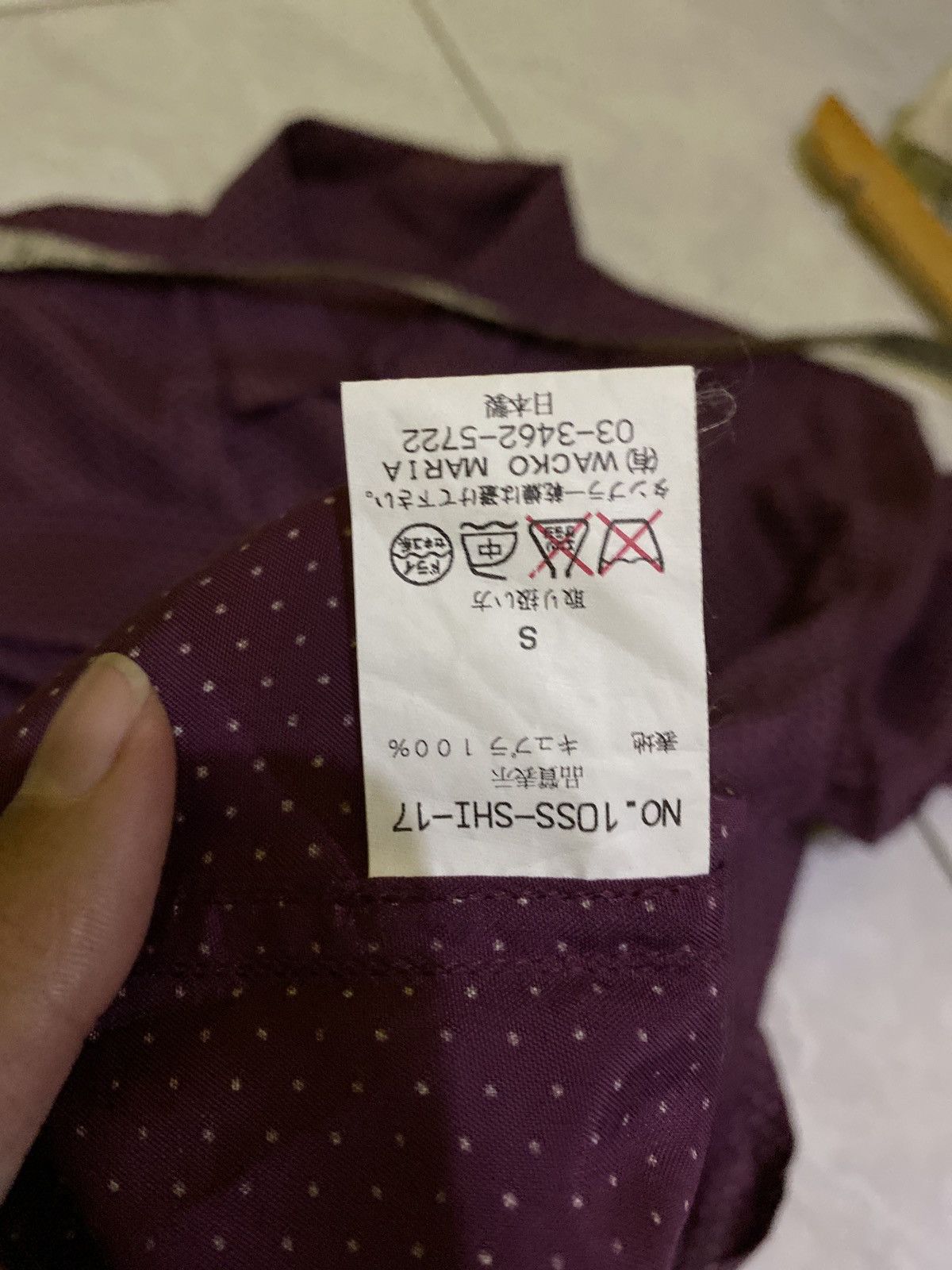 Wacko Maria polka cupra shirt Size US S / EU 44-46 / 1 - 3 Thumbnail