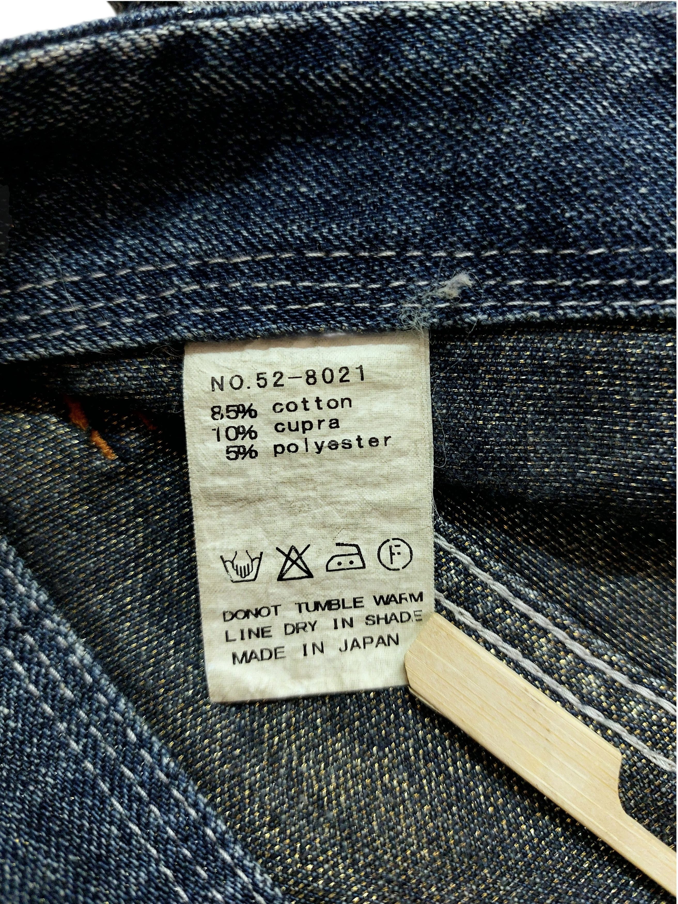 Vintage The Smork Indigo Outlaw Double Waist Jeans Size 31" - 14 Thumbnail