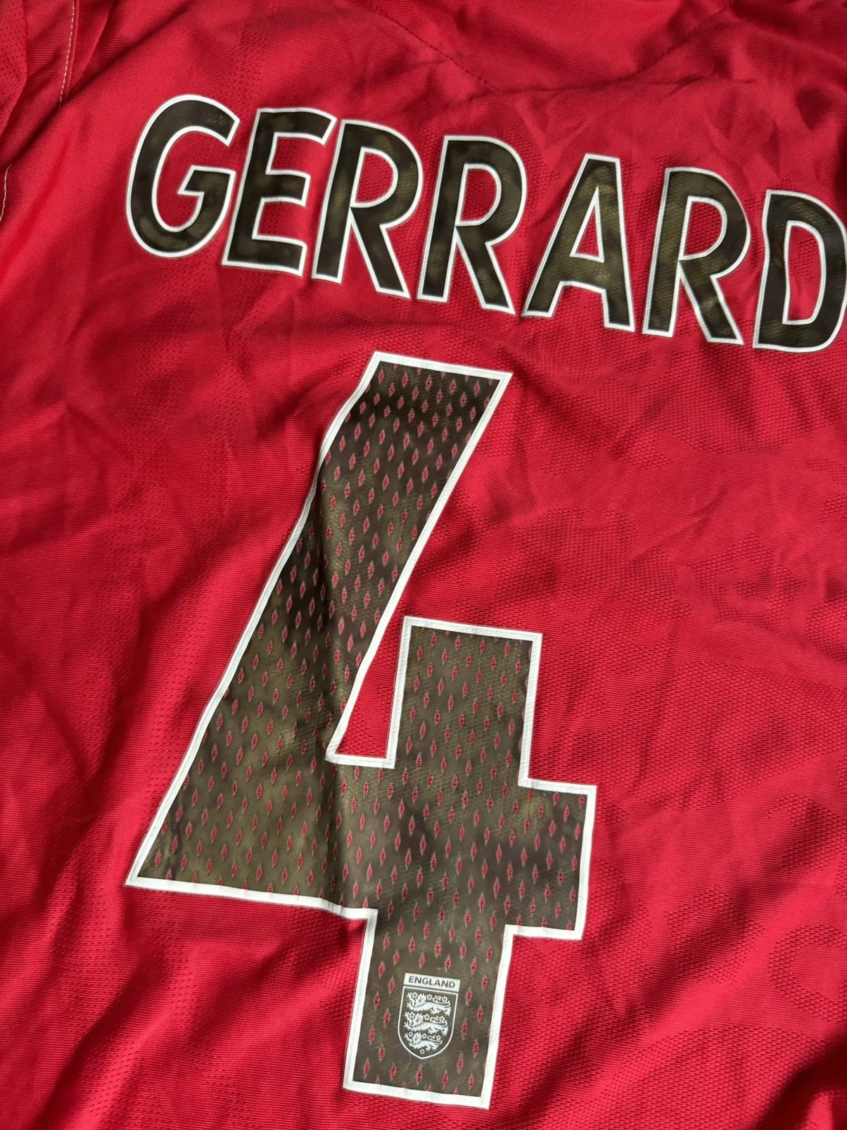 Umbro × Vintage Vintage Umbro 4 GERRARD Soccer Jersey England 2005 Size US L / EU 52-54 / 3 - 9 Thumbnail